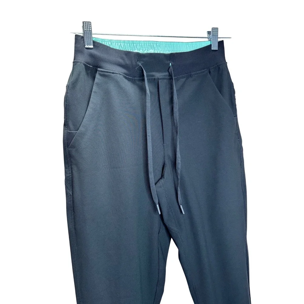 Birddogs Men's Joggers‎ Black Built-in Liner Athletic Sweatpants Small 30 Inseam
